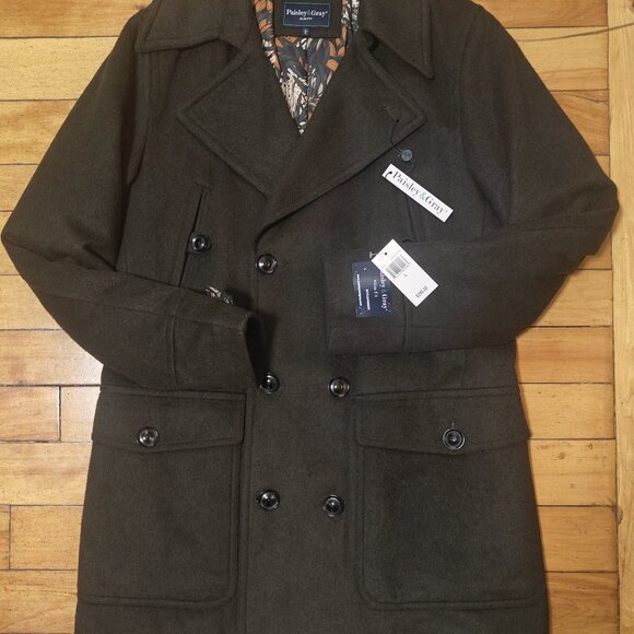 Paisley & Gray double-breasted overcoat NWT - Picture 9 of 12